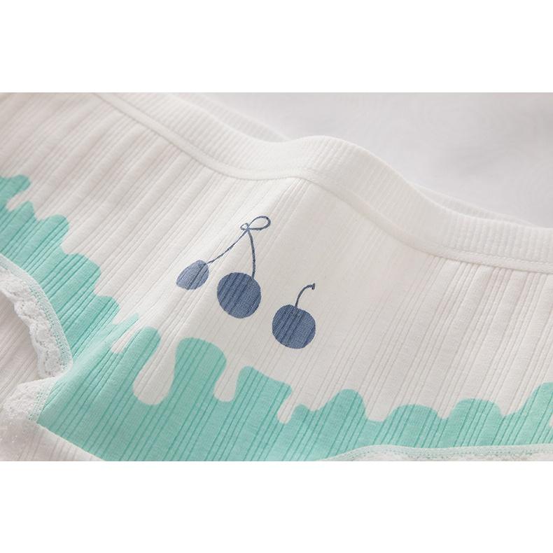 Quần Lót Nữ Cotton Kháng Khuẩn Hình Cherry Thời Trang Ngang Eo . Hàng Loại Đẹp.