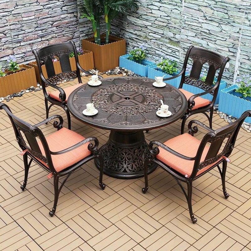Bàn ghế sân vườn nhôm đúc cao cấp