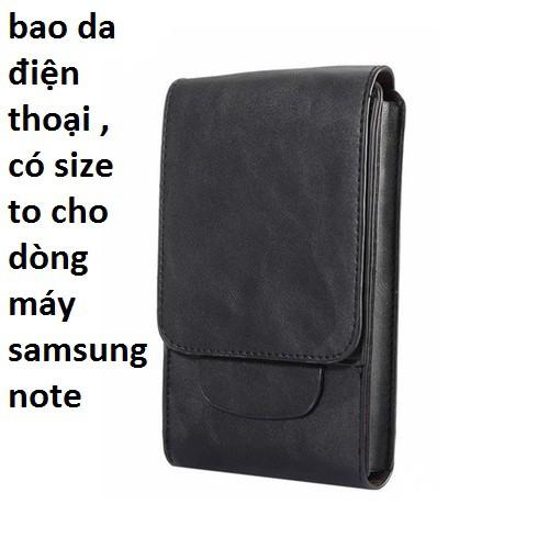 Bao da điện thoại 10x16cm, túi đựng điện thoại đeo thắt lưng