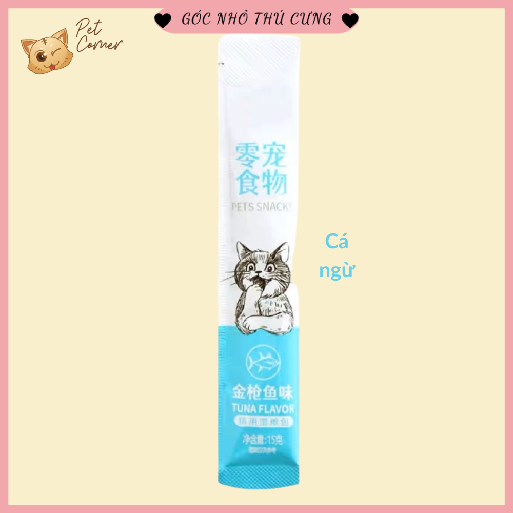 Combo 10 chiếc súp thưởng cho mèo giá rẻ Pet Snacks, Ciao, Shizuka, Cat Food