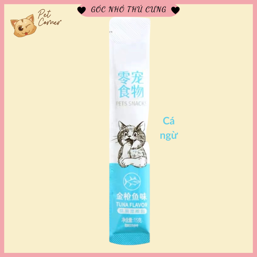 Súp thưởng cho mèo nhiều loại Shizuka | Ciao | Cat Food | Pet Snacks | Masti (15gr)