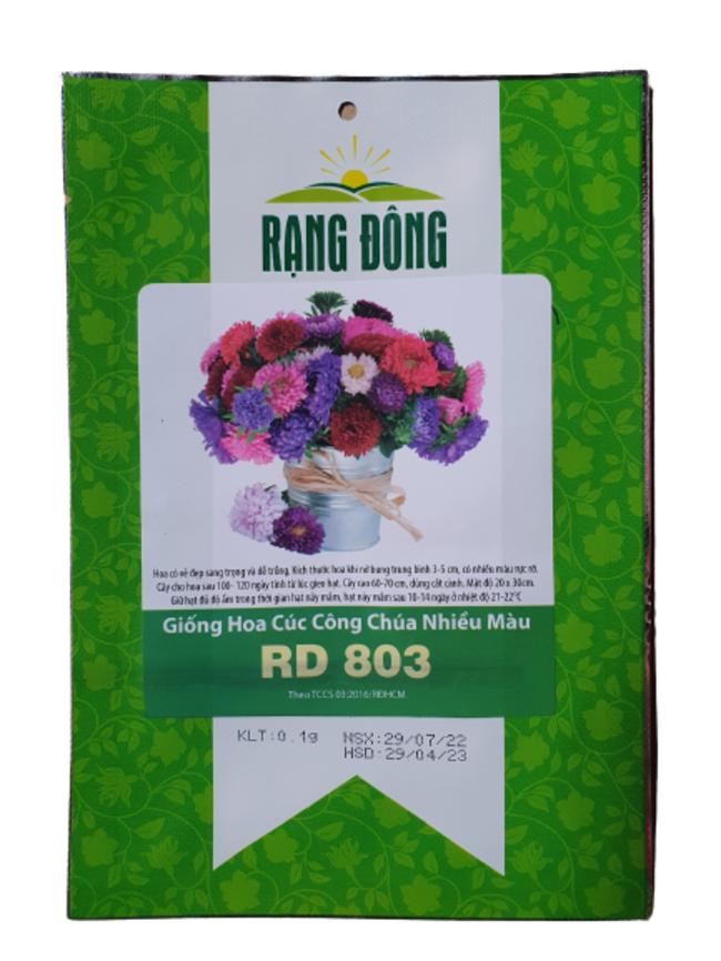 Hạt giống hoa cúc công chúa nhiều màu Rạng Đông RD 803
