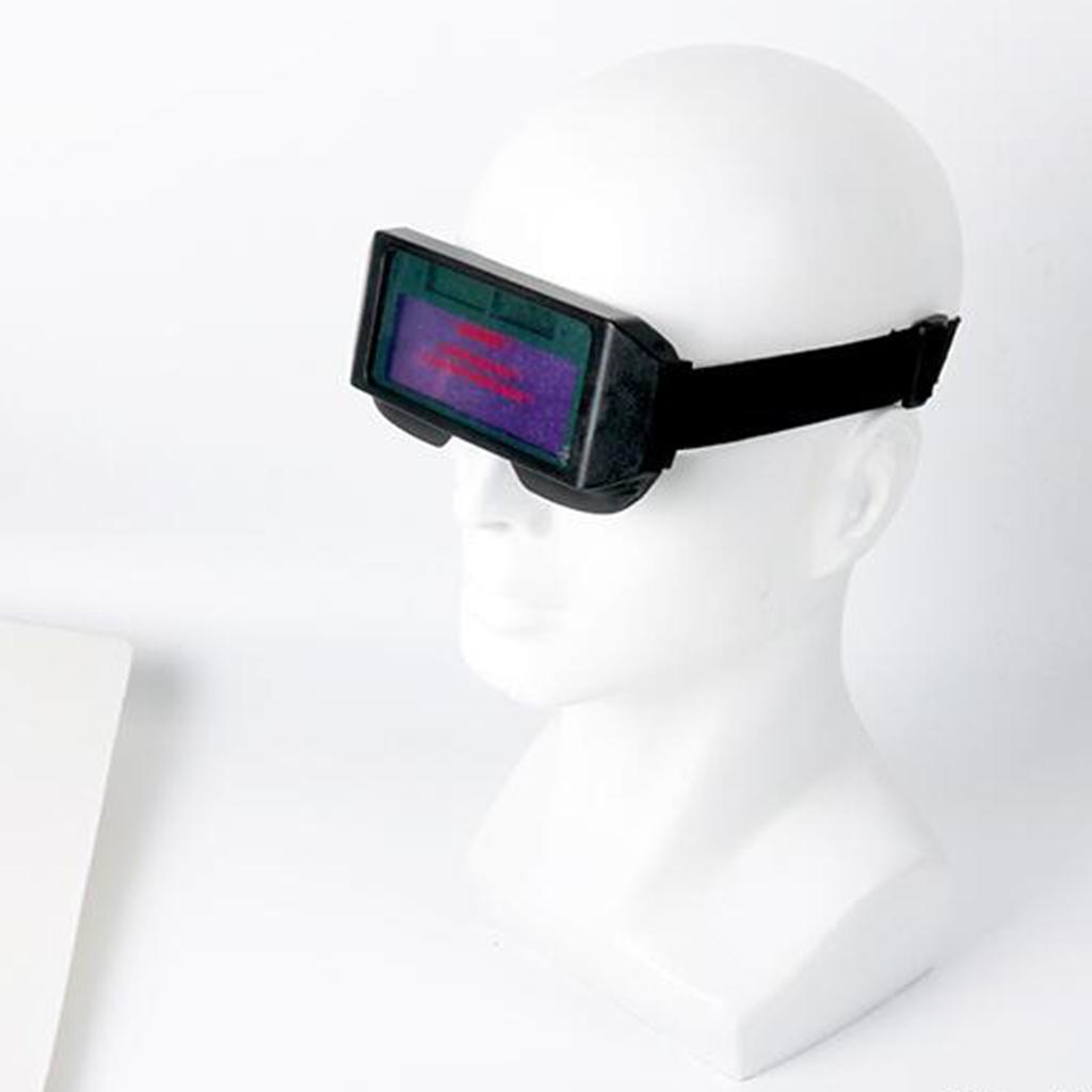 Auto Darkening Cutting Welding Goggles Solar powered Shade 9-13 Eyes Glasses