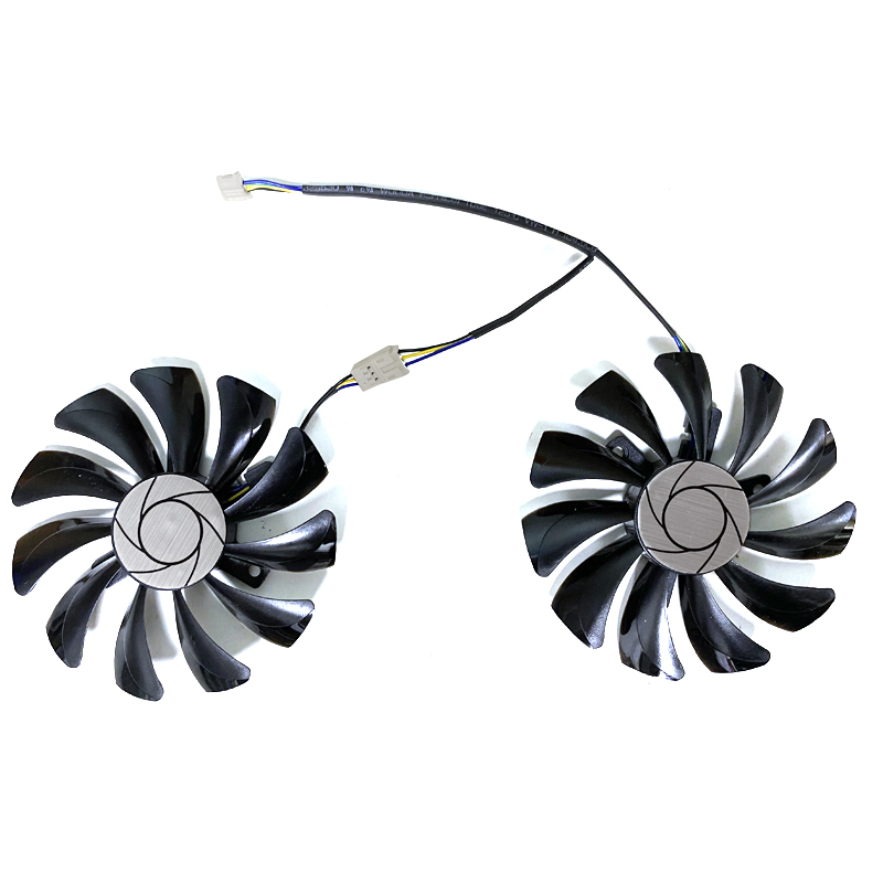 2pcs/lot NEW 85MM 4PIN HA9010H12F-Z RTX2060 Cooling Fan For MSI GeForce RTX 2060 VENTUS XS C 6G OCV1 GTX1660Ti 1650 Video Card Fans