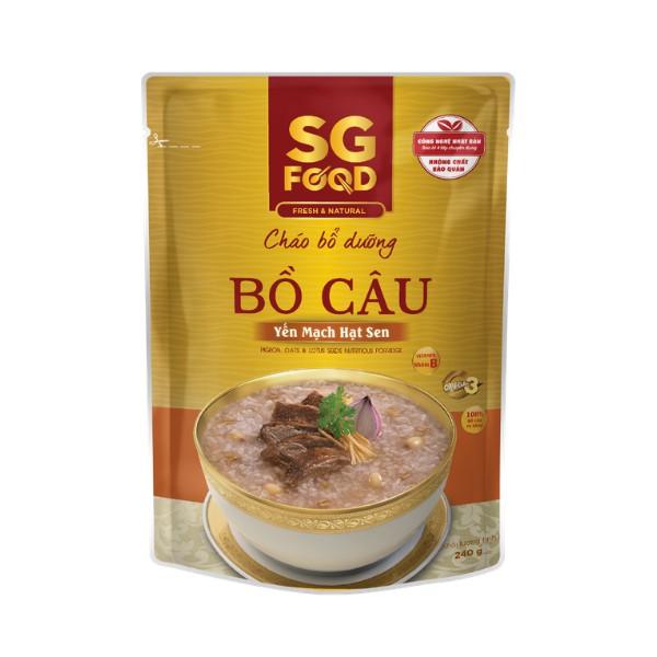 Cháo Bổ dưỡng Sài Gòn Food Bồ câu yến mạch hạt sen 240g