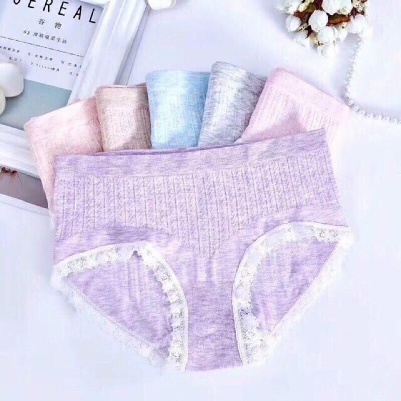 Quần lót nữ cotton viền ren siêu mềm êm