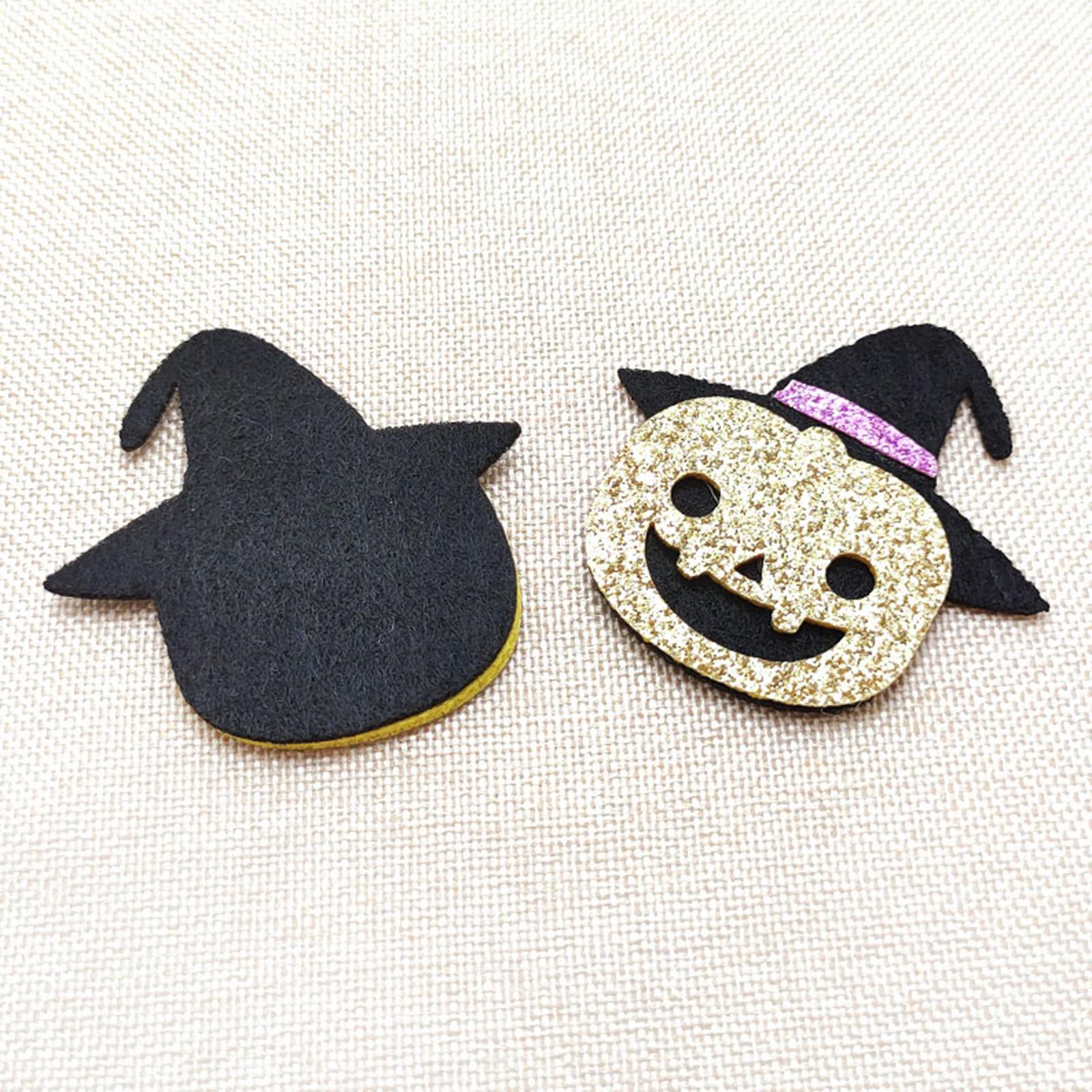 12 Pieces Colorful Halloween Sequins Accessories Flatback Birthday Assorted