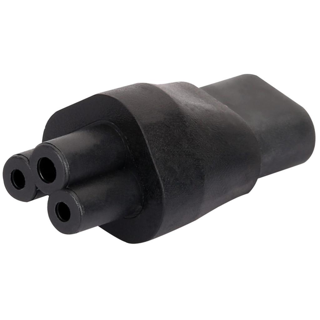 New IEC 320 C8 male to C5 plug female Power adapter