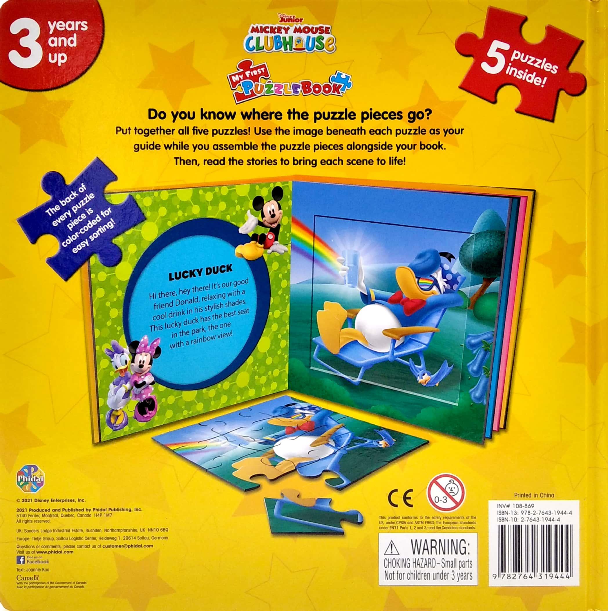 Disney Mickey Clubhouse My First Puzzle Book