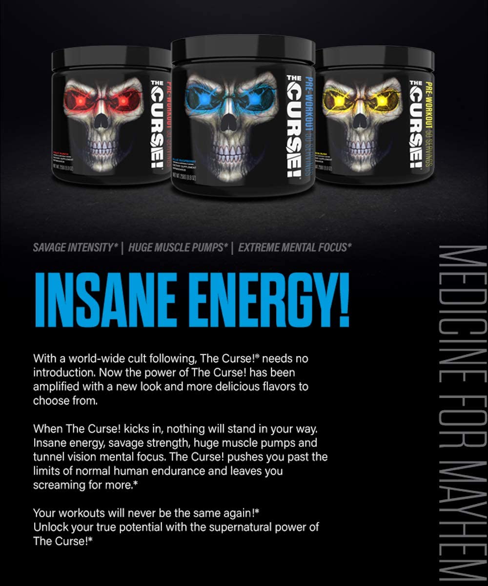 The Curse Pre Workout (50 Servings) - Tăng Sức Mạnh Năng Lượng Trong Tập Luyện