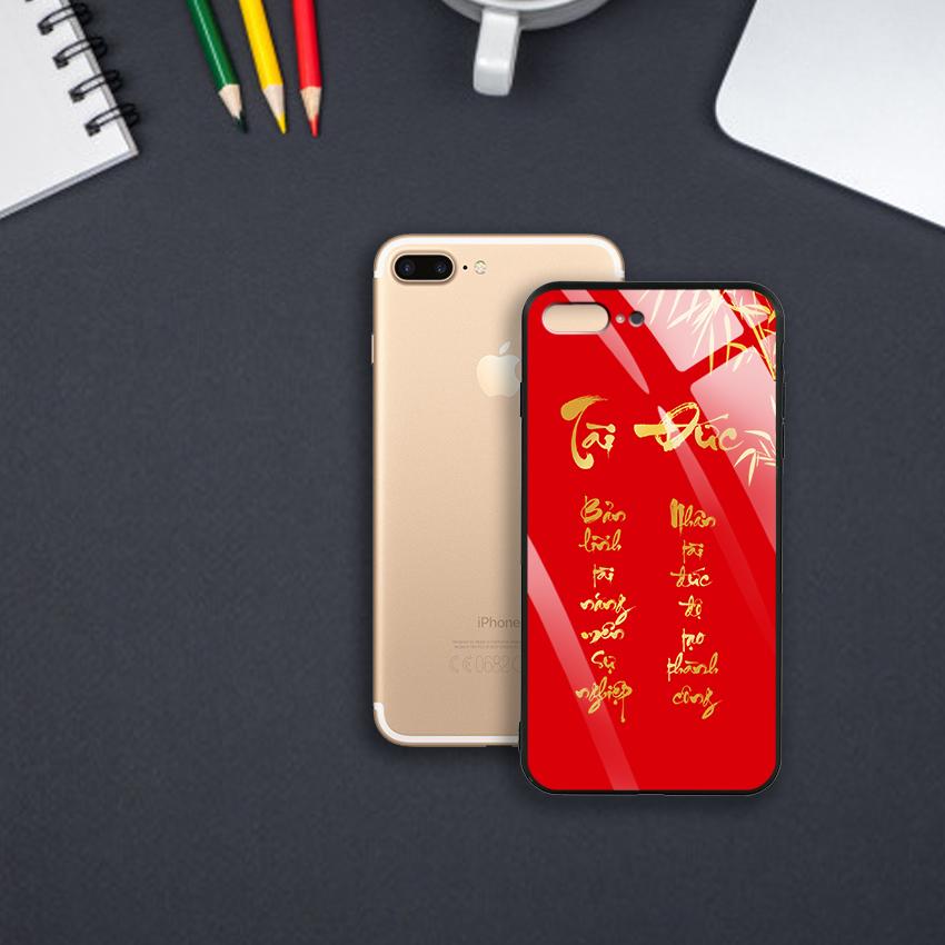 Ốp Lưng Họa Tiết Màu Vàng Ánh Kim cho điện thoại Iphone 7 Plus / 8 Plus - 03004 8000 TAIDUC02 - Tài Đức - Hàng Chính Hãng