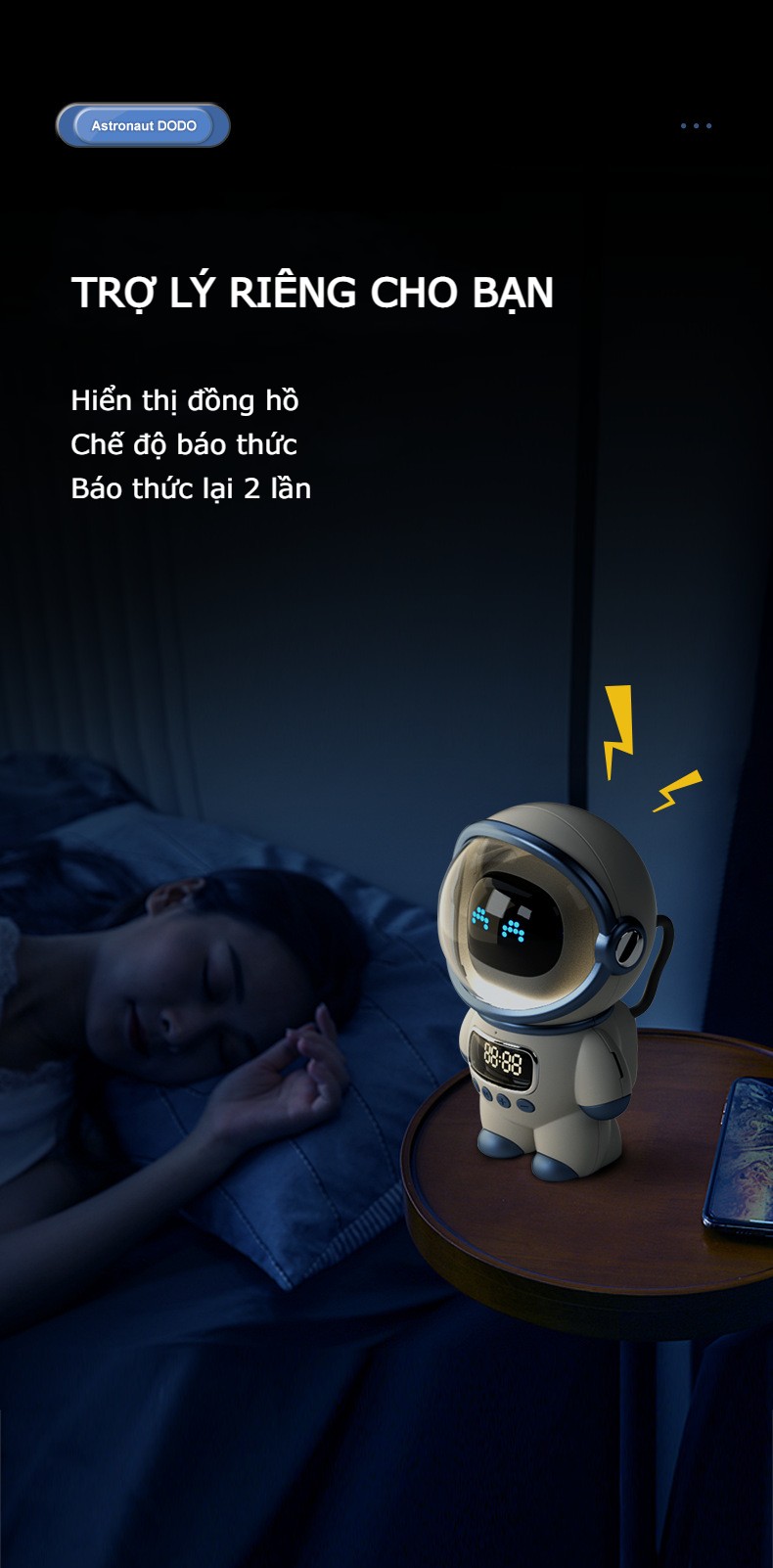 Loa Bluetooth Astronaut AI DODO - cao cấp