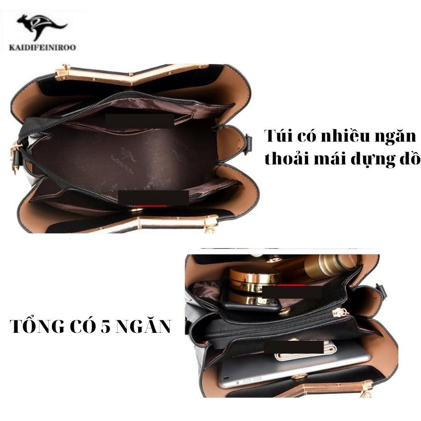 Túi xách nữ thời trang cao cấp đẹp Hàn Quốc công sở KAIDIFEINIROO KF08 (5886) Size 26.5cm