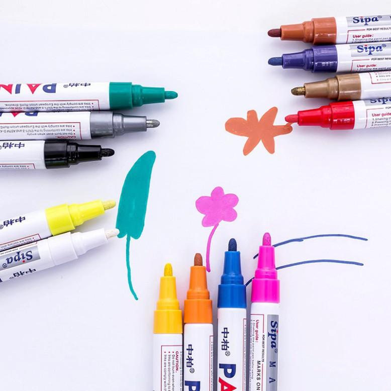 Bút Sơn/ Bút Repaint/ Bút Vẽ Giày/ Bút Vẽ Lốp Sipa Paint Marker Thần Thánh