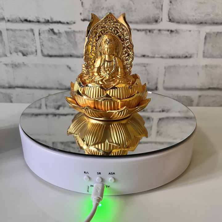 Đế xoay mặt gương chưng sản phẩm chịu tới 6kg kích thước 19.5cm - T0319