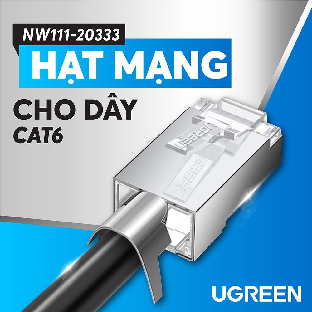 Đầu bấm hạt mạng cho dây CAT6 bọc inox UGREEN NW111 hàng chính hãng