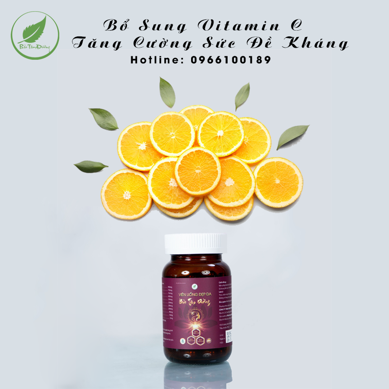 Viên uống đẹp da chống lão hóa Đông y Bảo Tâm Đường lọ 60 viên , Viên uống điều trị nám , tàn nhang từ Collagen và thảo mộc