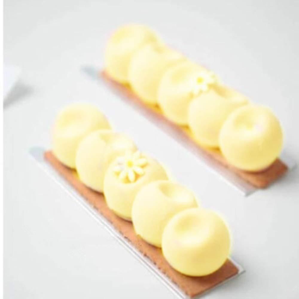 Khuôn Làm Bánh Silicon, Khuôn 3D Làm Kem Sô Cô La Món Tráng Miệng, Hình Bóng Lõm 6 Lỗ