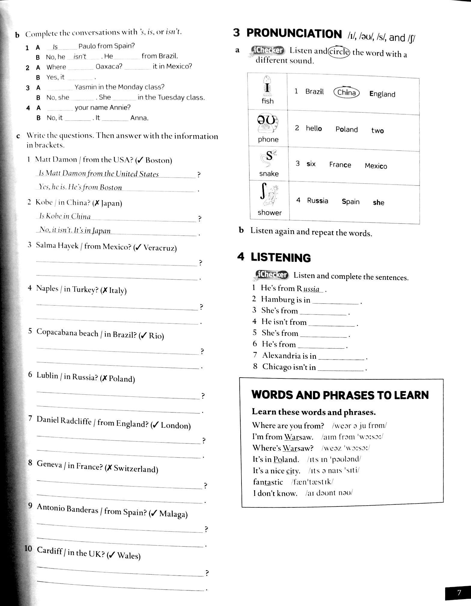 English File: Beginner: Workbook with Key