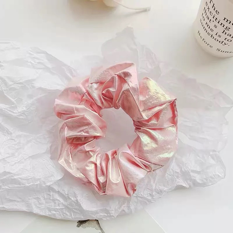 Cột Tóc Bèo Scrunchies Dạ Quang Vải Cao Cấp Size Nhỏ