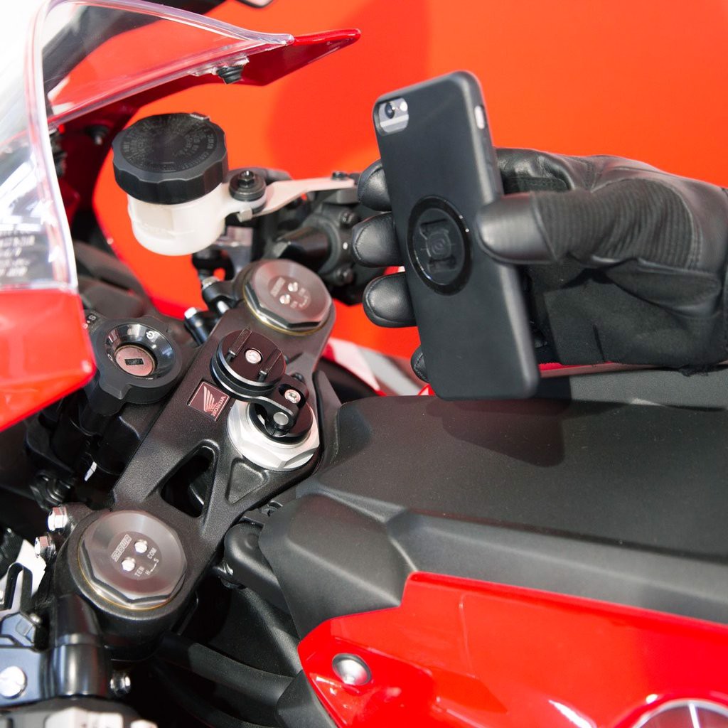 Giá Đỡ Kẹp Điện Thoại Cho Xe Moto SP Connect Stem - Chống Rung, Bảo Vệ Thiết Bị - Hàng Chính Hãng