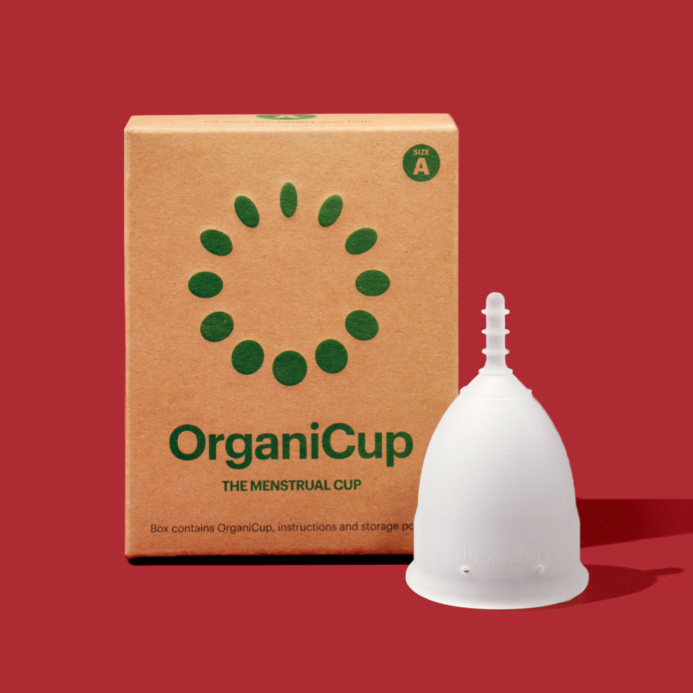 Cốc nguyệt san OrganiCup - ĐAN MẠCH - 100% silicone cấp Y tế - Chứng nhận FDA, Allergy, Vegan