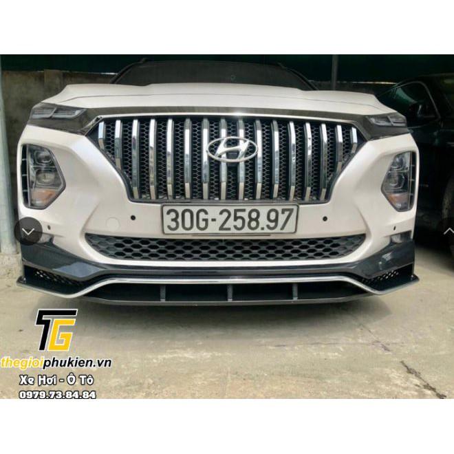 Ốp cản trước, Lip trước Hyundai Santafe 2019 - 2020