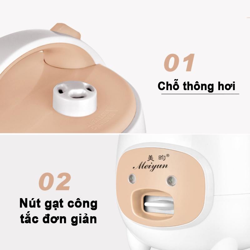 Nồi Cơm Điện Mini Đa Năng 2L/3L/5L Hàng Nội Địa Cao Cấp Phù Hợp Cho 2-6 Người