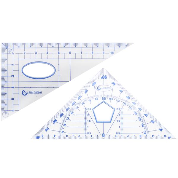 Bộ 2 Thước Eke - Ánh Dương TRAD-2