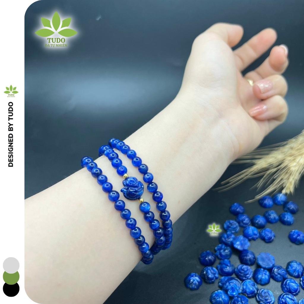 Vòng Tay Nữ Đẹp - Vòng Phong Thủy Mệnh Thủy, Mộc TUDO VCVKYAN B34K1460 AU10K Charm Hồ Ly - Tình Duyên