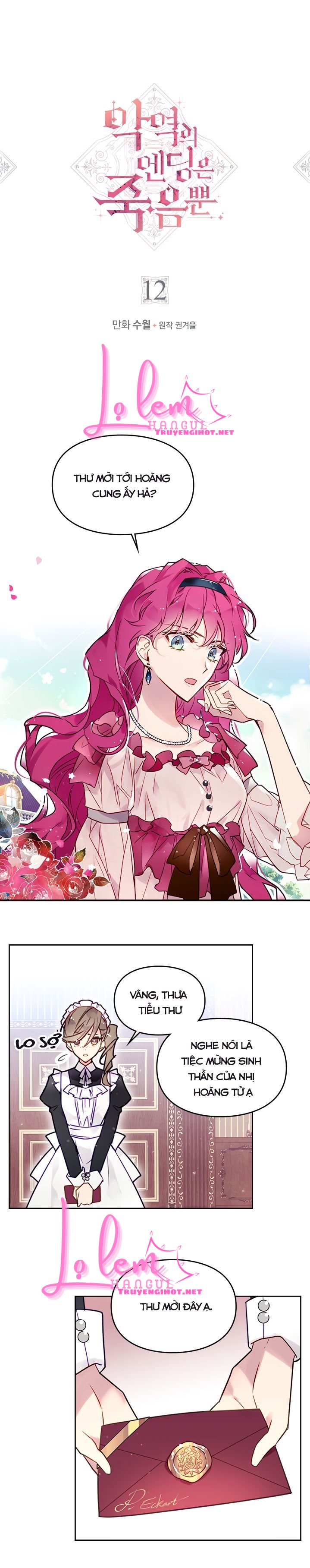 kết thúc của nhân vật phản diện chỉ có thể là cái chết chapter 12 1