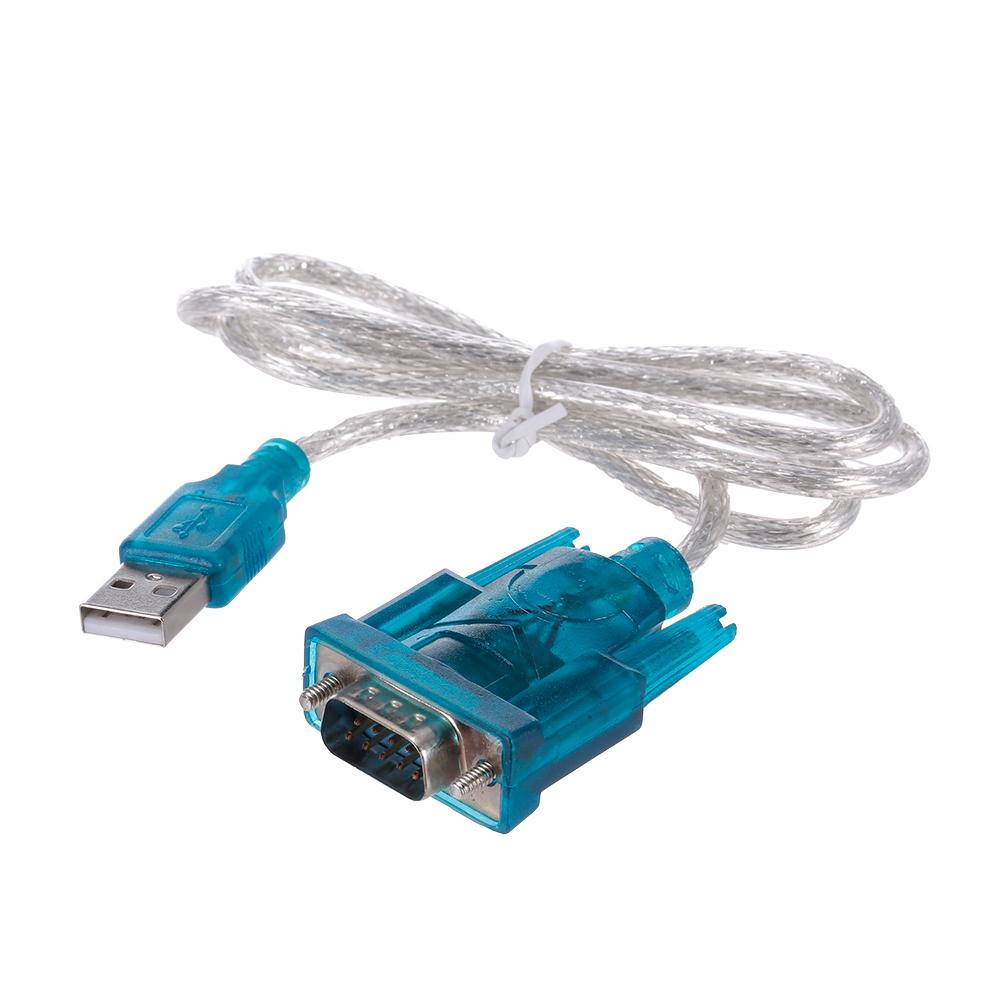 USB to RS232 Serial Port 9 Pin Cable Serial Port USB Wire With CD For Win98, 98SE, Me, 2000, XP, Mac OS8.6, Win7-32