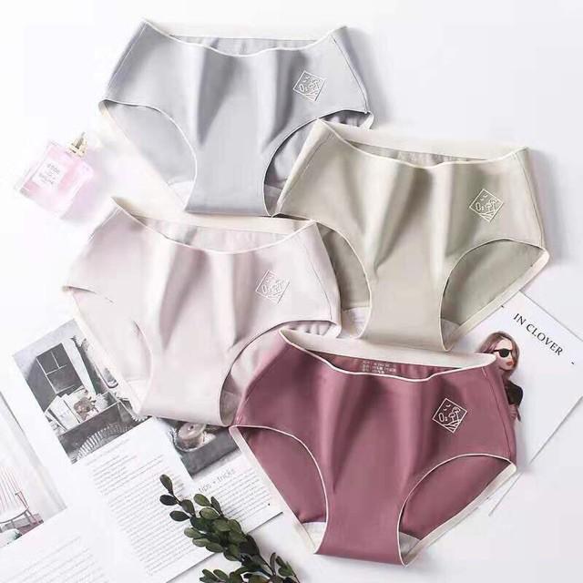 Quần lót nữ ️️ Quần chip nữ kháng khuẩn - Quần lót nữ Cotton Ép Không Đường May