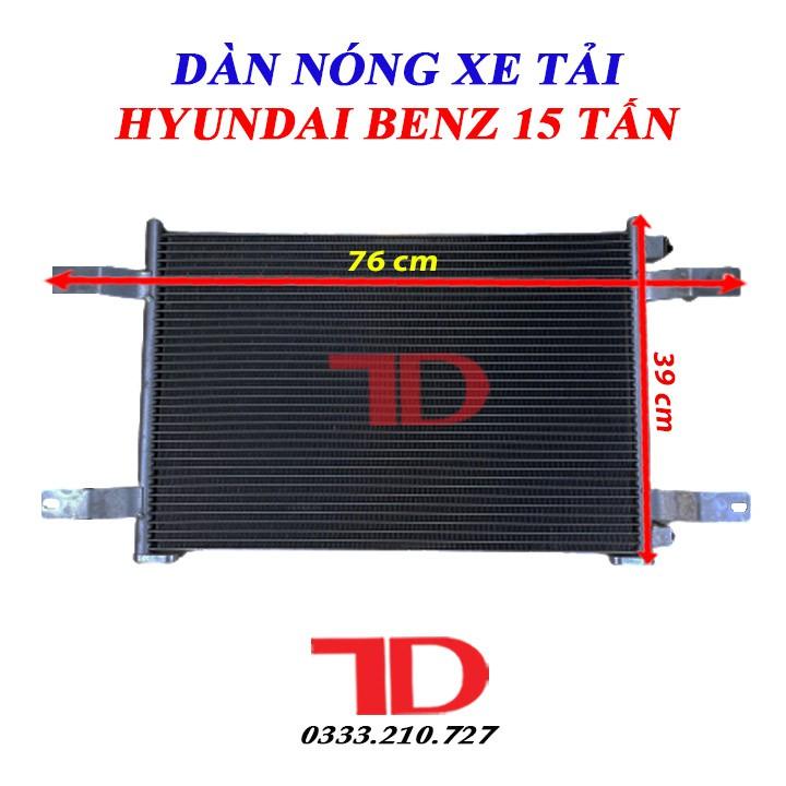 Dàn nóng xe Hyundai Benz 15 tấn đời 2004-2006 HBS PP064513, dàn nóng điều hòa ô tô