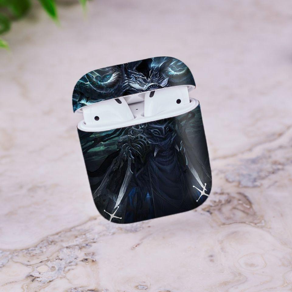 Miếng dán skin cho AirPods in hình Diablo - diabl003 (AirPods ,1 2, Pro, TWS, i12