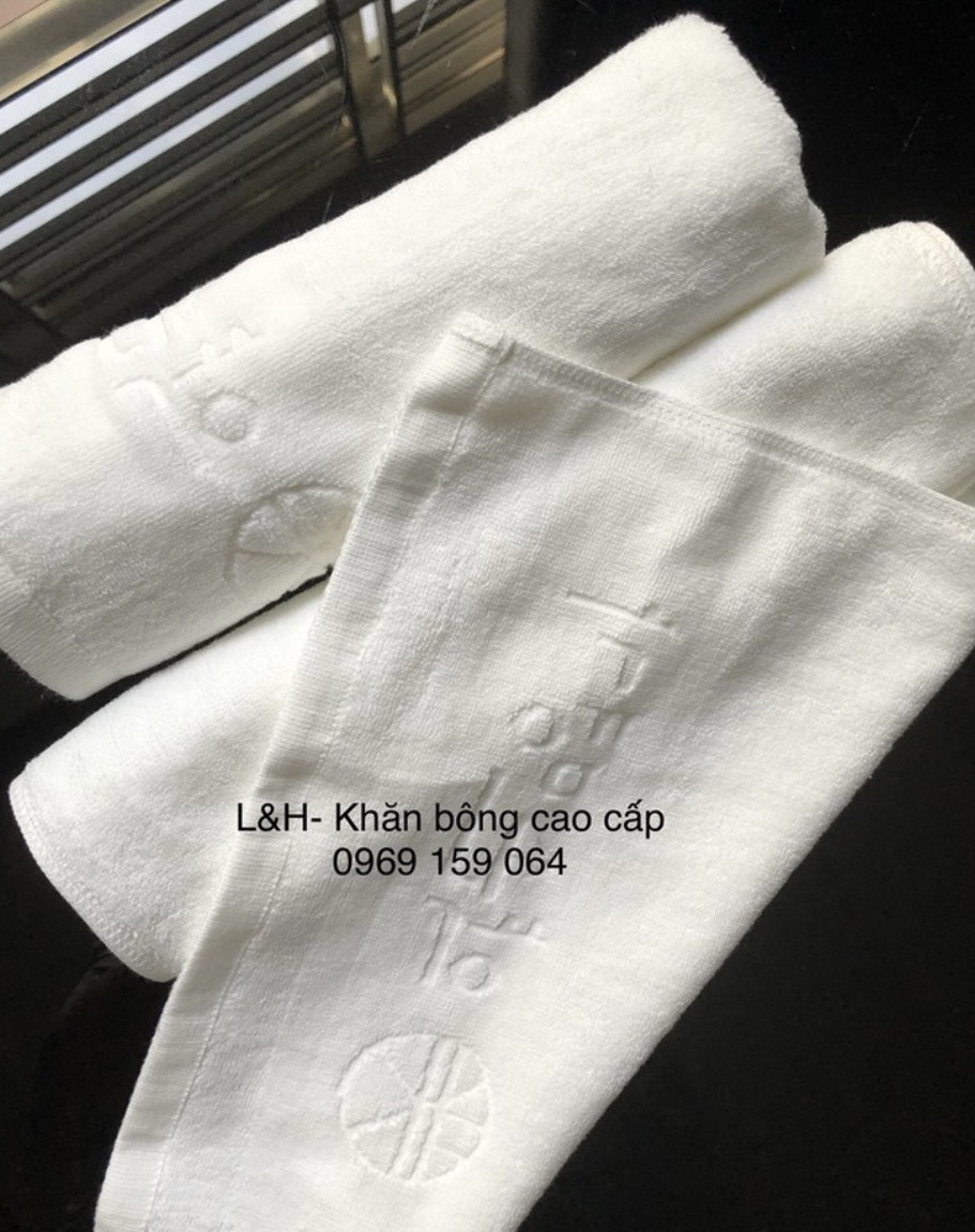 Khăn lau đầu khách sạn 40x80cm, nặng 180g