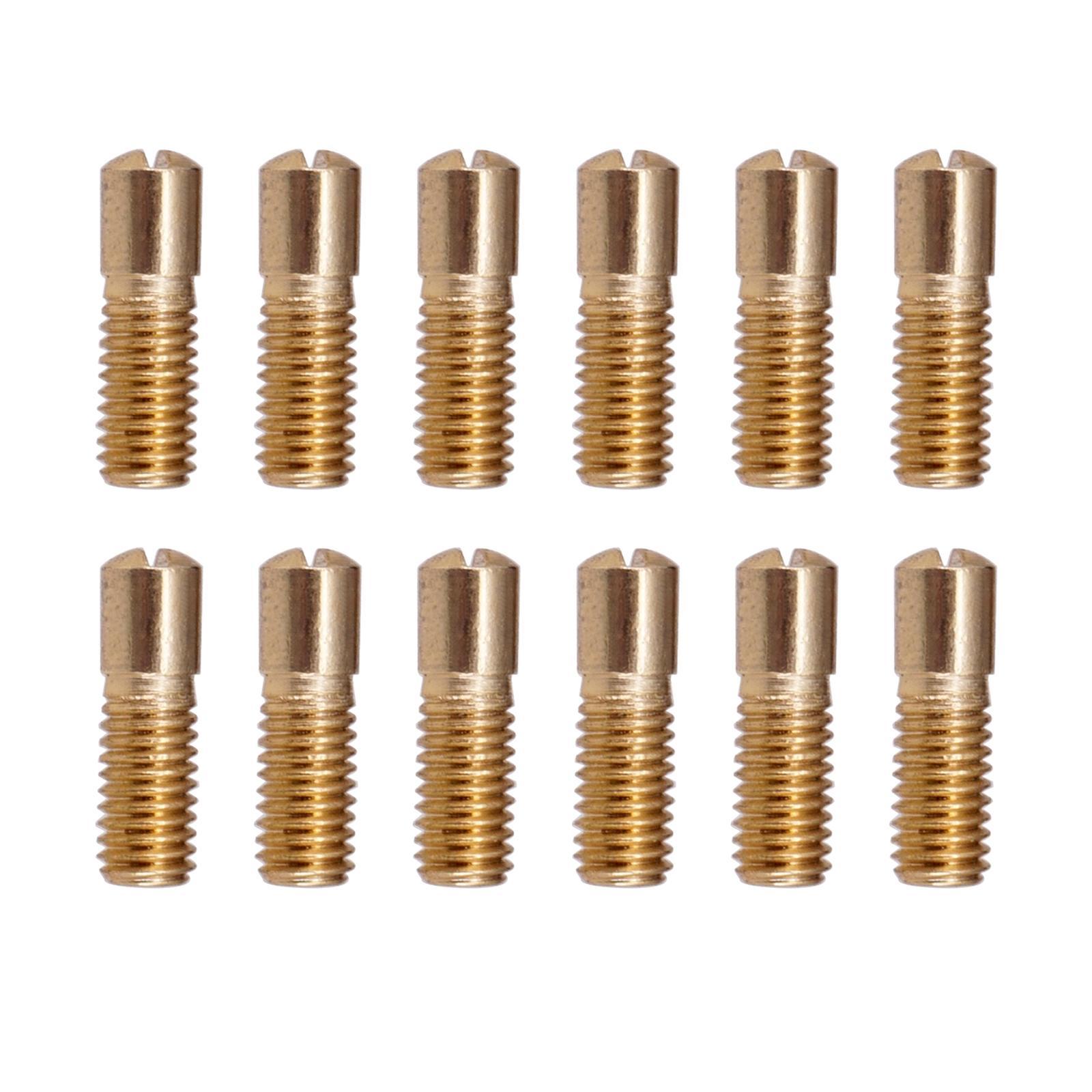 12 Pieces Guitar Pickup Screws Accessory DIY Set for Instrument Accessories