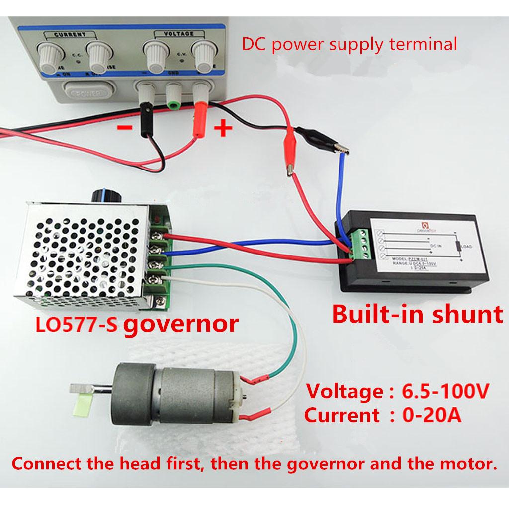 DC Voltmeter/Ammeter 4 in 1 LCD Digital Display Volt Current Power Meter