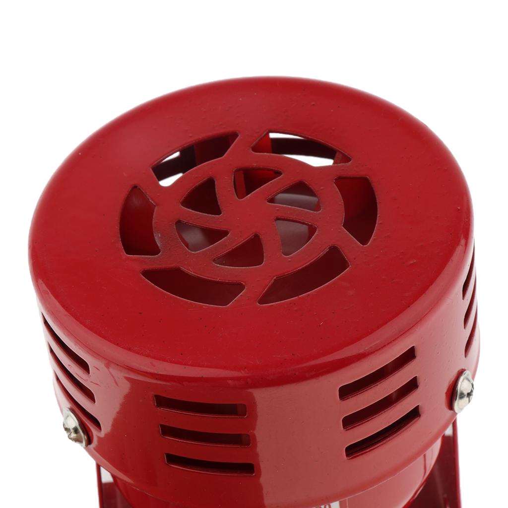 Strong Penetration Industrial Siren Motor Alarm Buzzer Alarm, Red, 12V / 24V / 110V / 220V