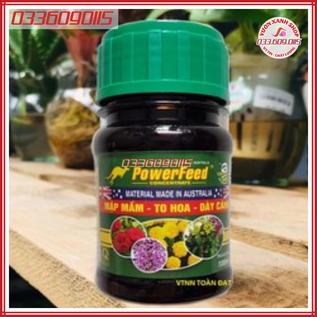 Bộ đôi phân đạm cá Powerfeed và Tảo biển Seasol chai 100ml - chuyên dùng cho cây cảnh