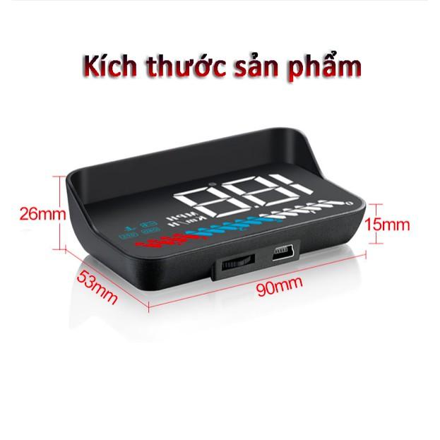 Thiết bị hiển thị tốc độ trên kính lái ô tô HUD FULL OPTION OBD2 - ShopToro - AsiaMart
