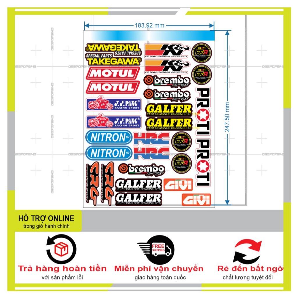 29 LOGO STICKER DÁN XE MÁY 010 - BI DECAL