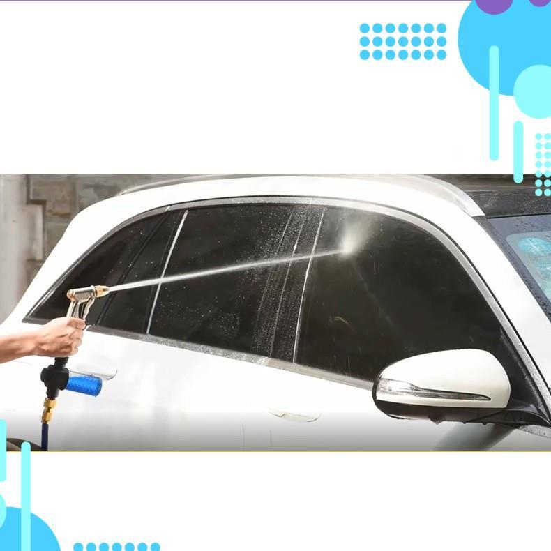 Bộ dây vòi xịt ️bơm nước phun sương️ , tăng áp 3 lần,loại 3m,5m 206701-3 đầu đồng,cút nối nhựa đen+ đai