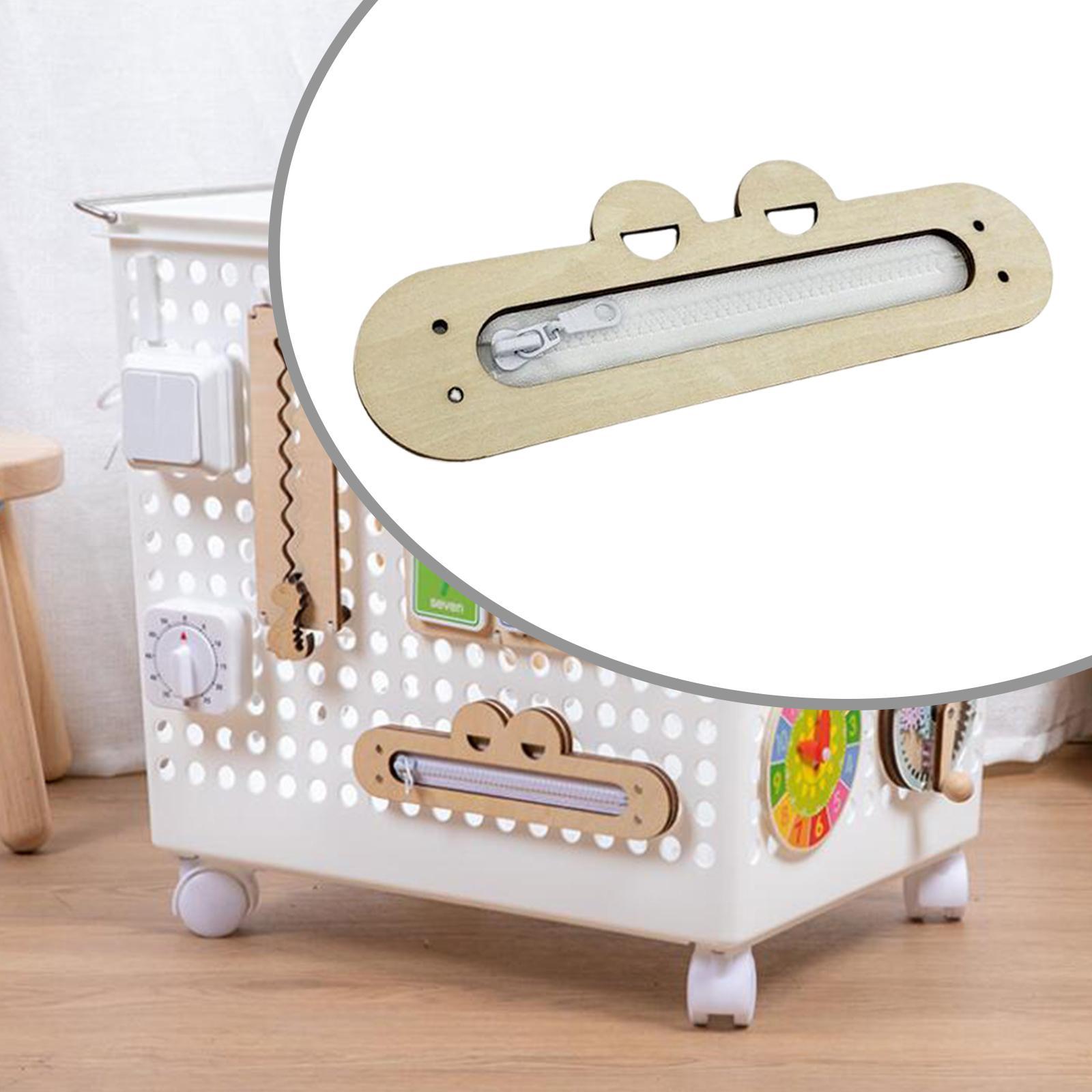 Wooden Montessori Busy Board Learning Activities Handicraft Toy for Kids