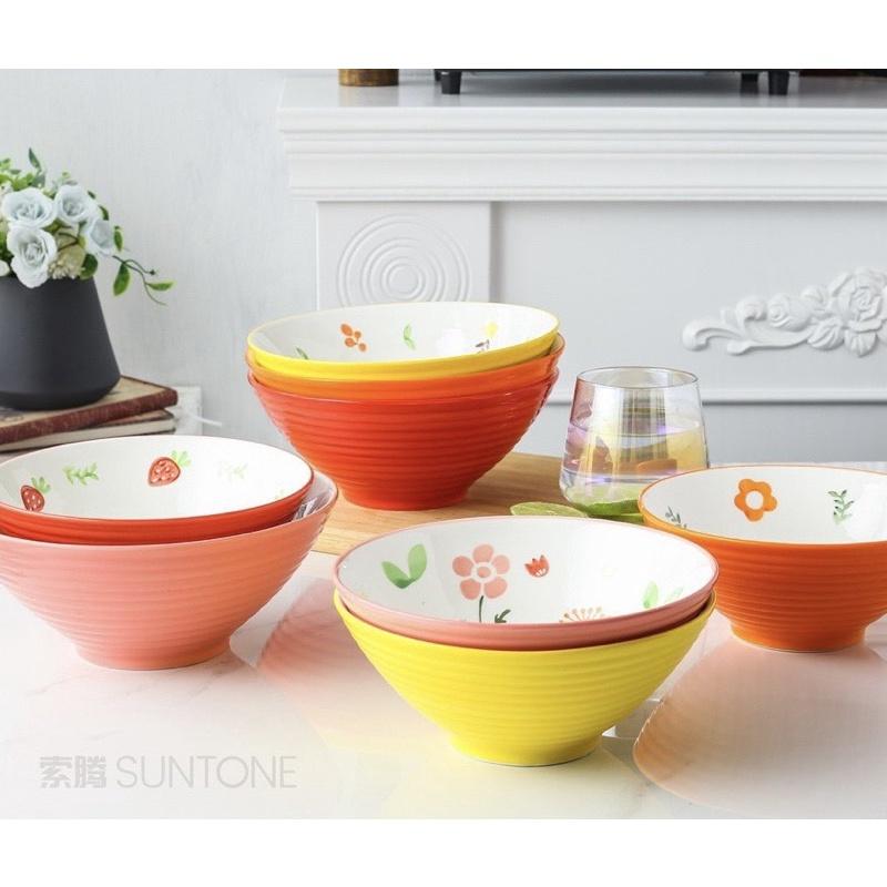 Bát màu sắcBát tô 20cm Bát ăn bún phở mỳ
