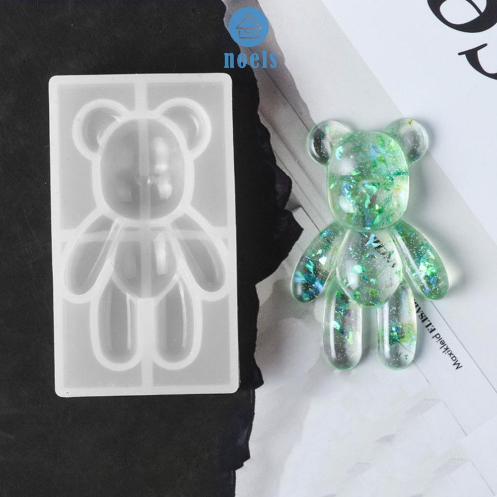 Khuôn Silicone Làm Mặt Dây Chuyền Hình Gấu Diy