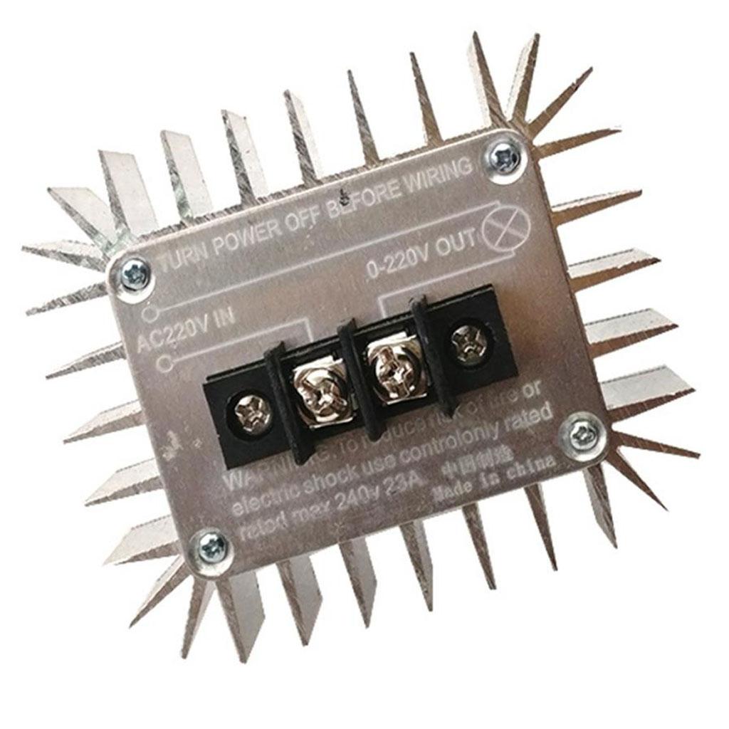 AC 220V 5000W SCR Điện Áp Điều Khiển Tốc Độ Mờ Dimmers Bình Giữ Nhiệt