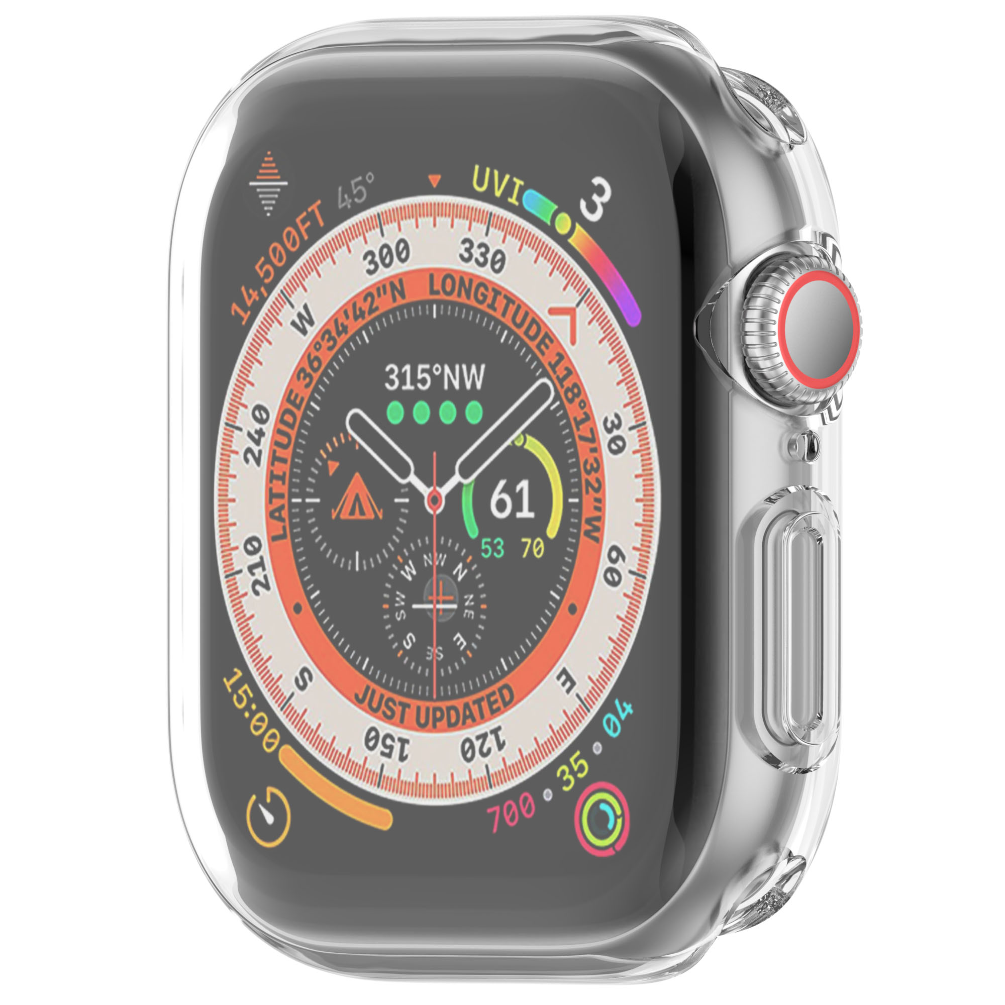 Ốp Case TPU chống va đập cho Apple Watch Series 10 Size 42mm/46mm - Hàng Chính Hãng