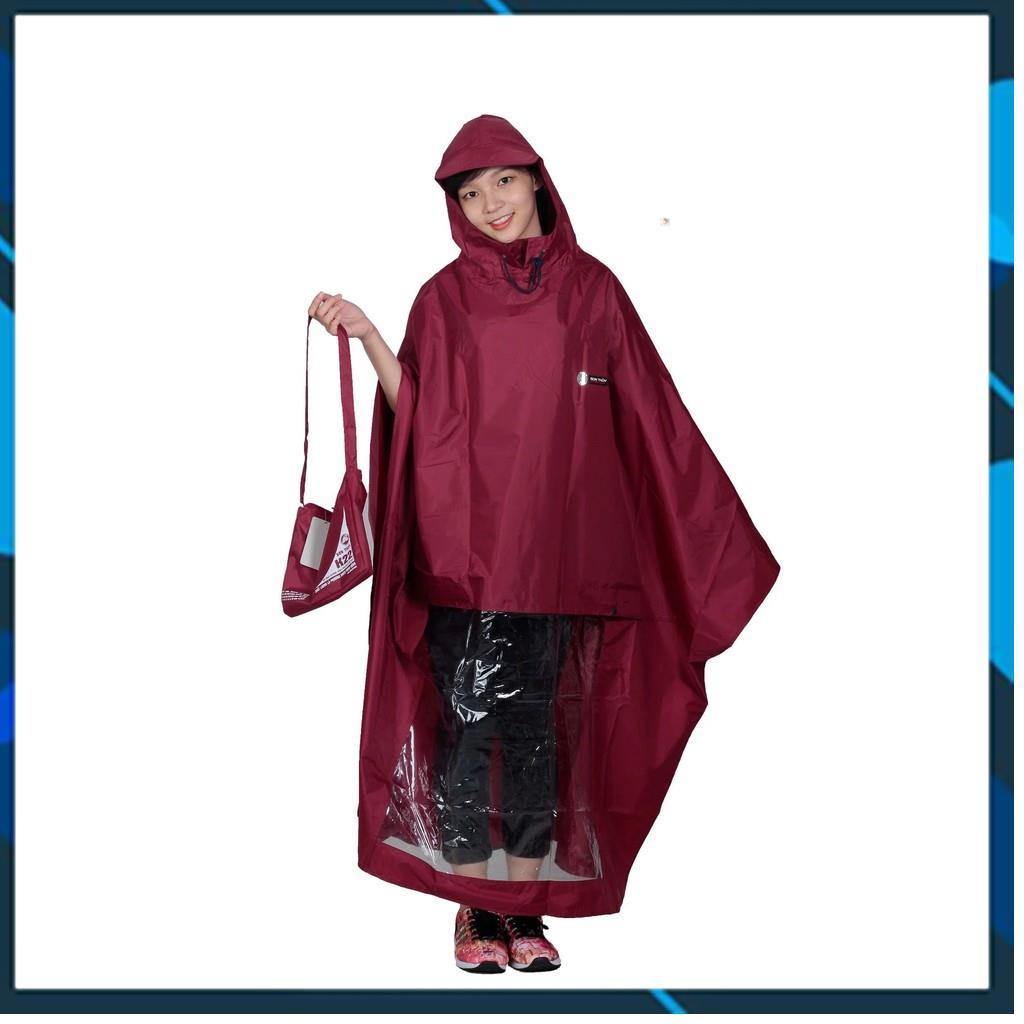 Áo mưa cánh dơi vải dù siêu dai loại trơn