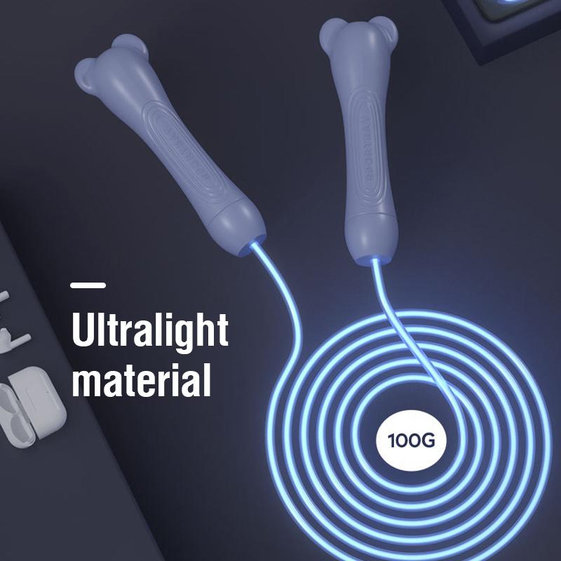 Trẻ Em Dây Nhảy Có Thể Điều Chỉnh Đêm Phát Sáng Dây Nhảy Đèn LED Lên Người Lớn Trẻ Em Nhảy Dây Nhảy Thể Dục Không Dây Nhảy Dây